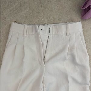 Aritzia Effortless trouser pant in cream